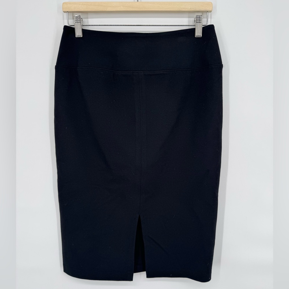 Halogen Black Stretch Pencil Skirt Size Small Classic Office Workwear - Picture 4 of 7
